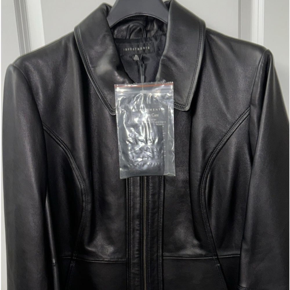 Brand New Woman’s Leather Jacket From Dillards.